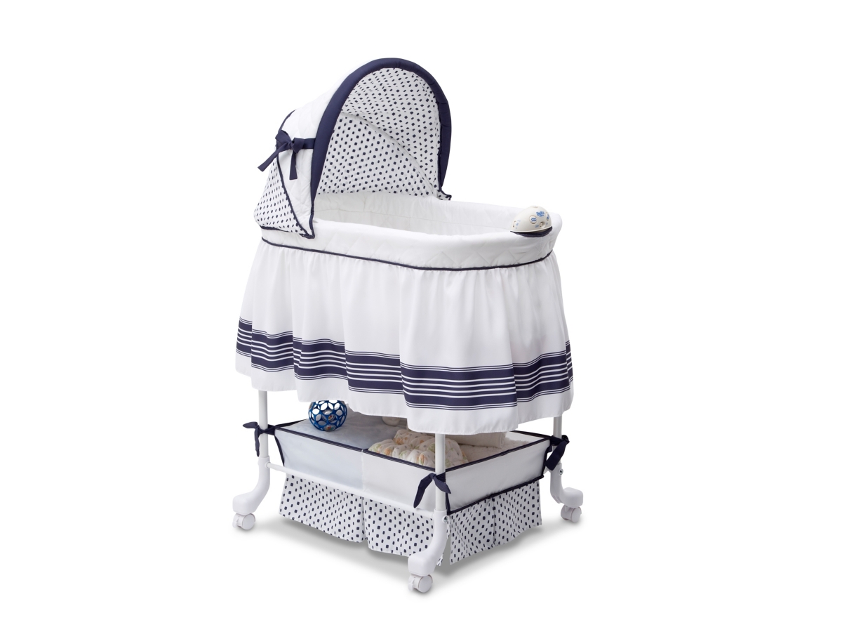 Delta bassinet with mobile best sale