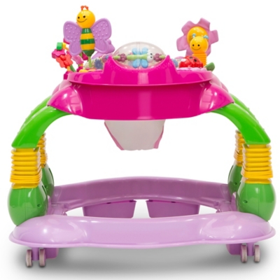 Delta Children Lil Play Station 4-in-1 Activity Walker, Pink