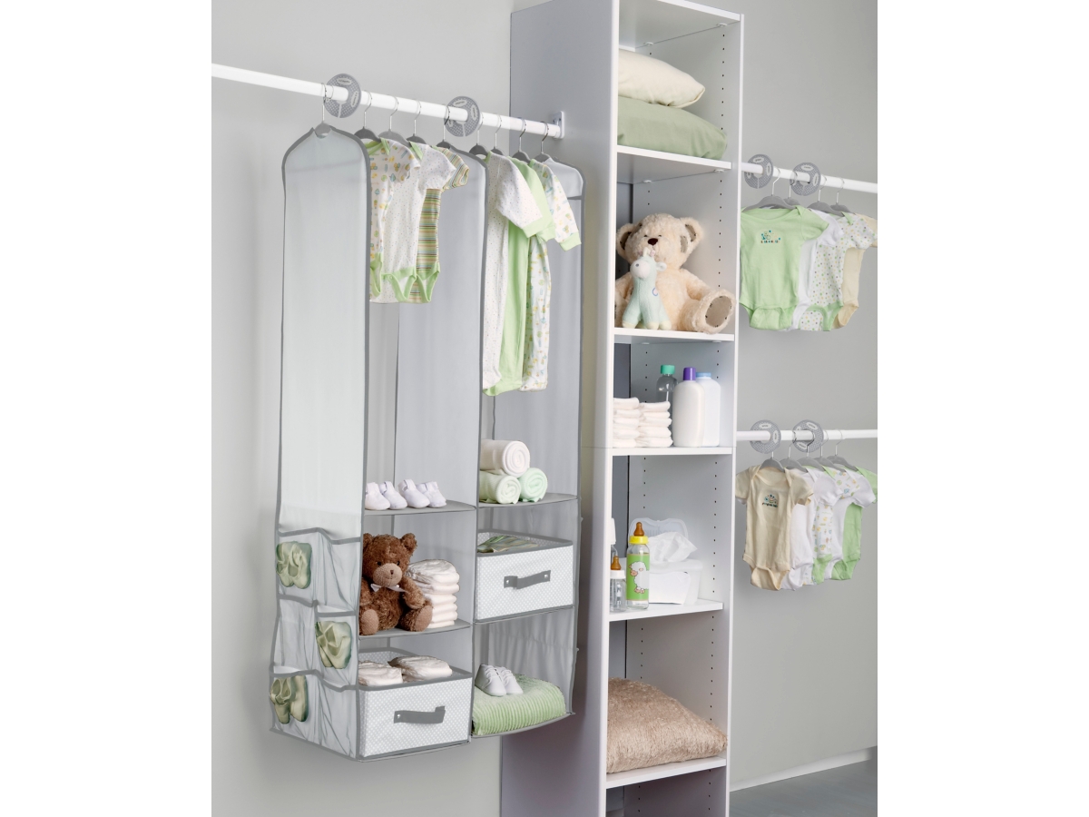 Delta children 24 store piece nursery closet set