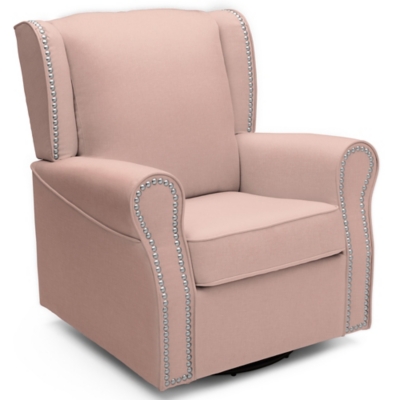 Upholstered swivel rocking clearance chair