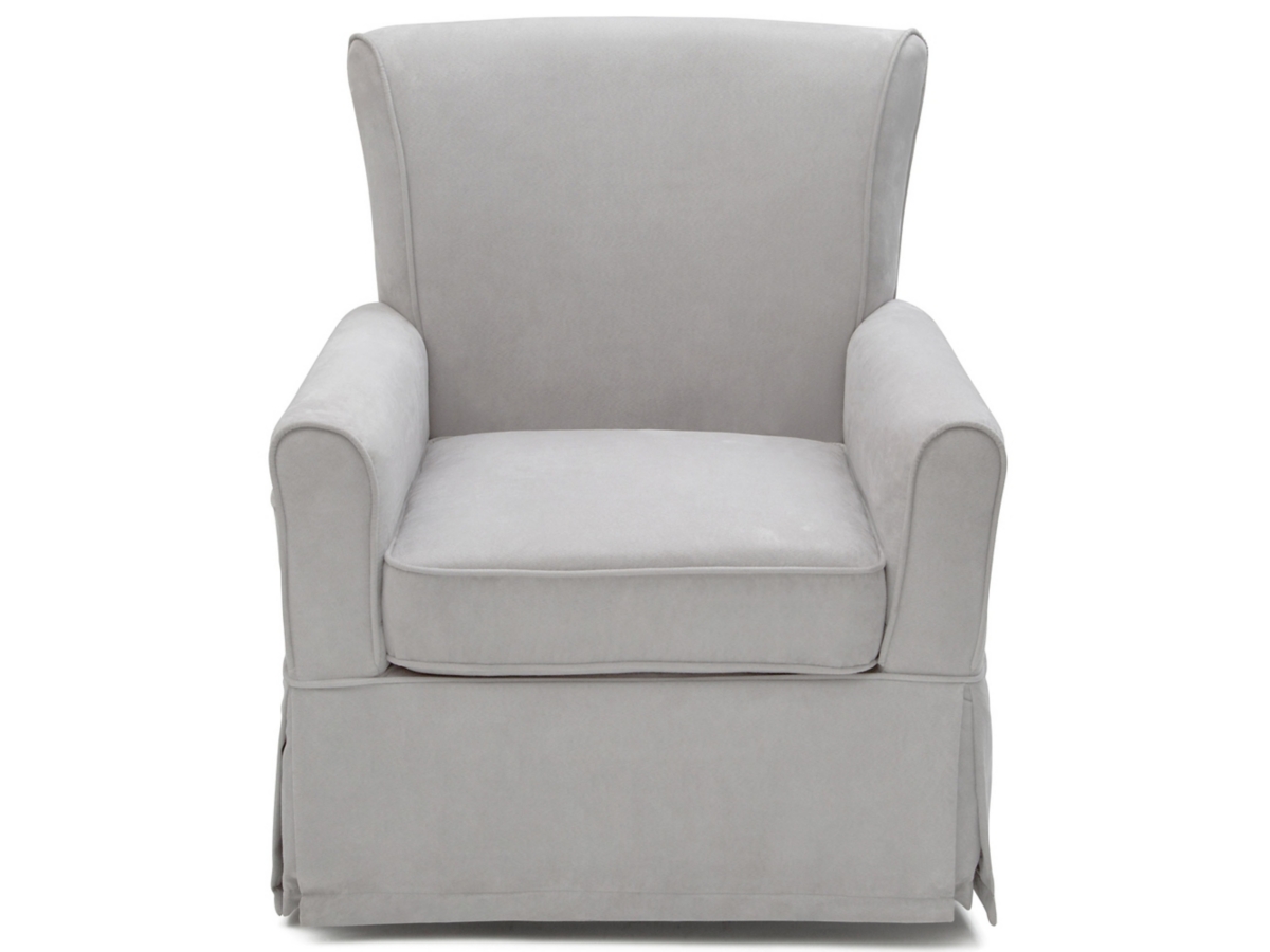 Delta Children Benbridge Glider Swivel Rocker Chair, Gray, large