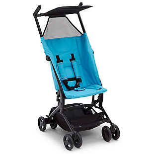 Delta Children Clutch Travel Stroller, Blue, large