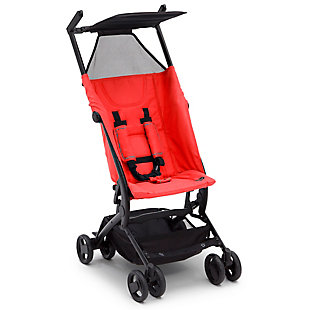 Delta Children Clutch Travel Stroller, Red, large
