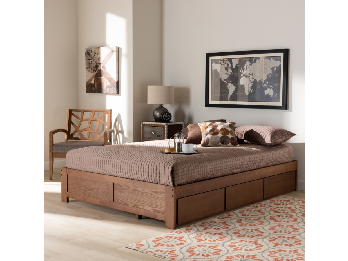 Wren 3-Drawer King Platform Storage Bed Frame | Ashley