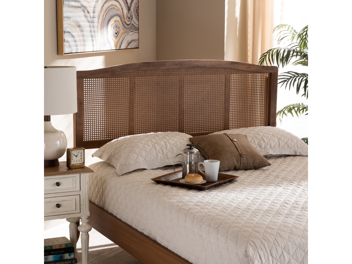 Marieke Mid Century Rattan King Headboard