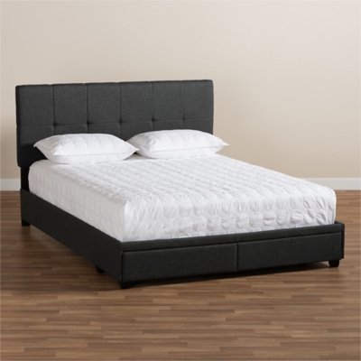 Baxton Studio Netti Platform Storage Bed