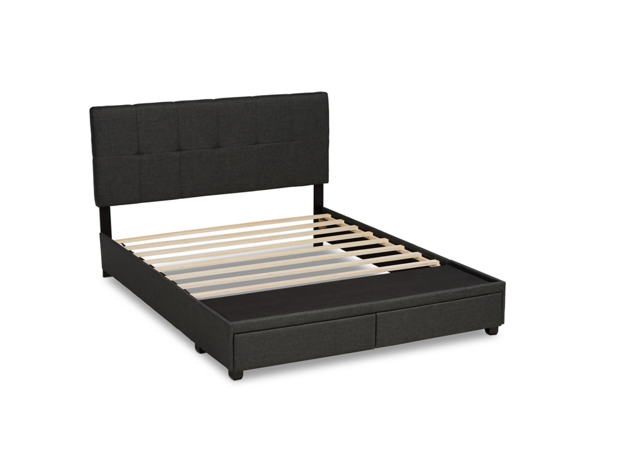 Netti Upholstered 2-Drawer Platform Storage Bed