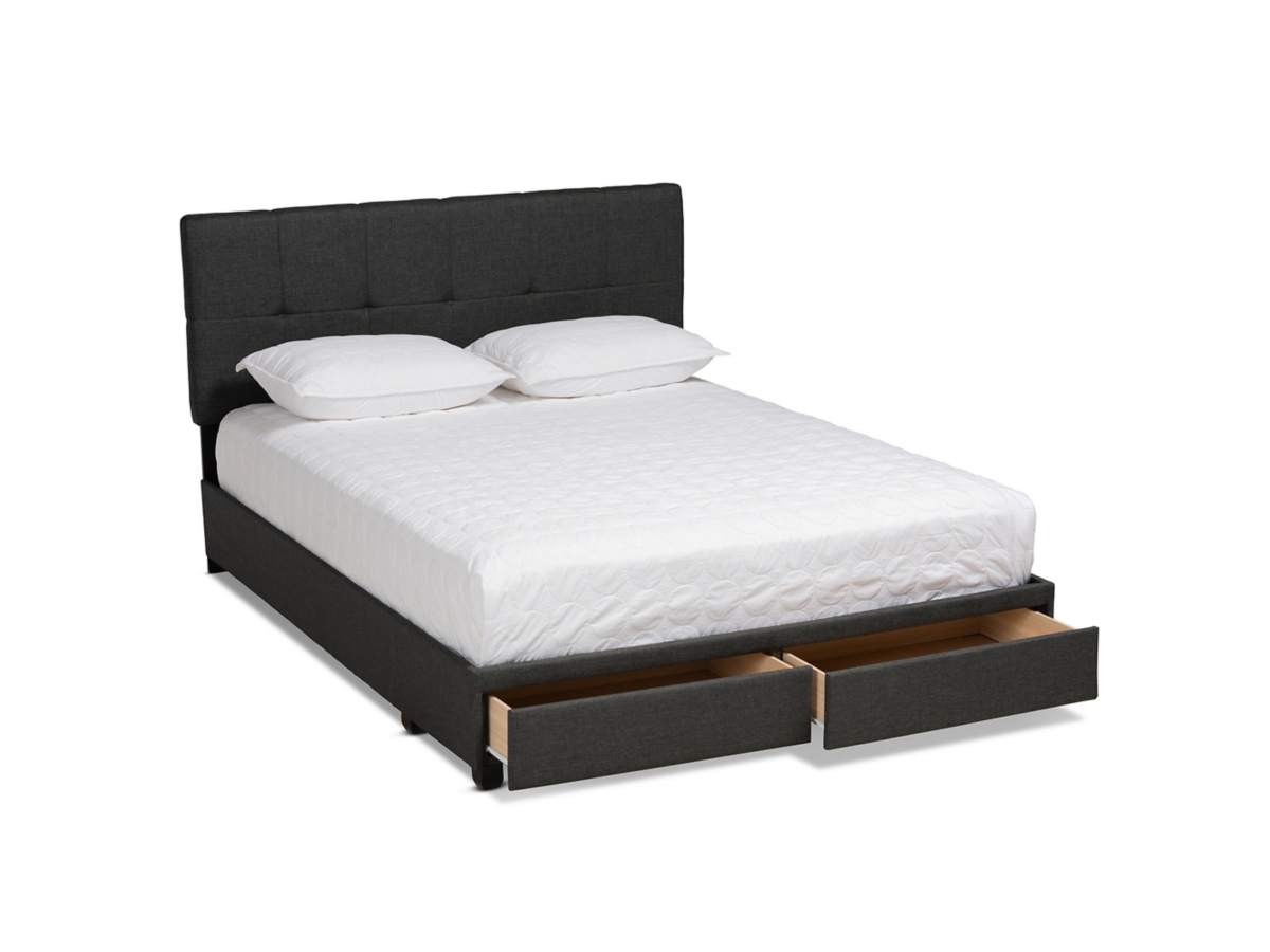 Netti Upholstered 2-Drawer Platform Storage Bed