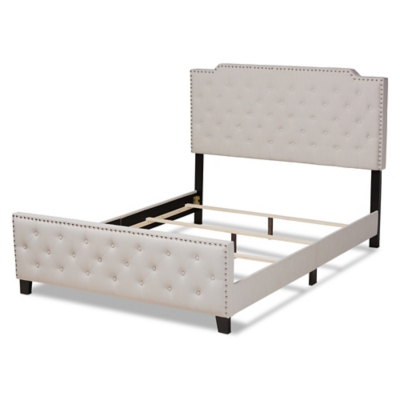 Marion Upholstered Button Tufted Panel Bed