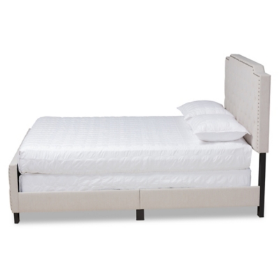 Marion Upholstered Button Tufted Panel Bed
