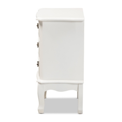 Gabrielle French Country Provincial 3-Drawer Nightstand | Ashley
