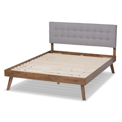 Devan Upholstered King Platform Bed - Thumbnail 2