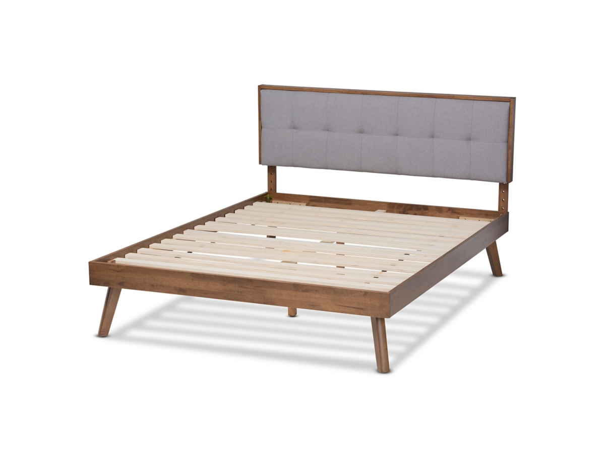 Alke Mid Century Upholstered Platform Bed Ashley