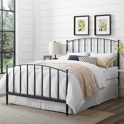 Whitney Headboard and Footboard, Black