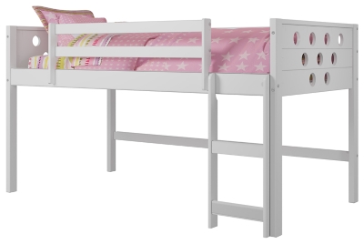 Donco Circles Twin Low Loft Bed Set