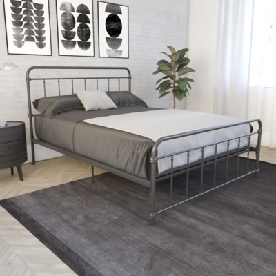 DHP Atwater Living Wyn Full Metal Black Bed, Black, large