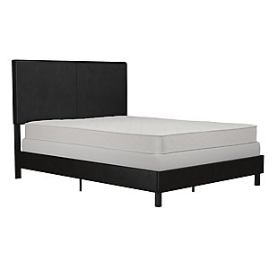 DHP Atwater Living Jazmine Full Upholstered Bed, Black, large