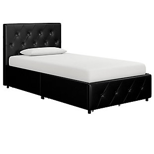 DHP Atwater Living Dana Twin Upholstered Bed with Storage, , large