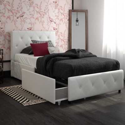 Twin bed with shop storage ashley furniture