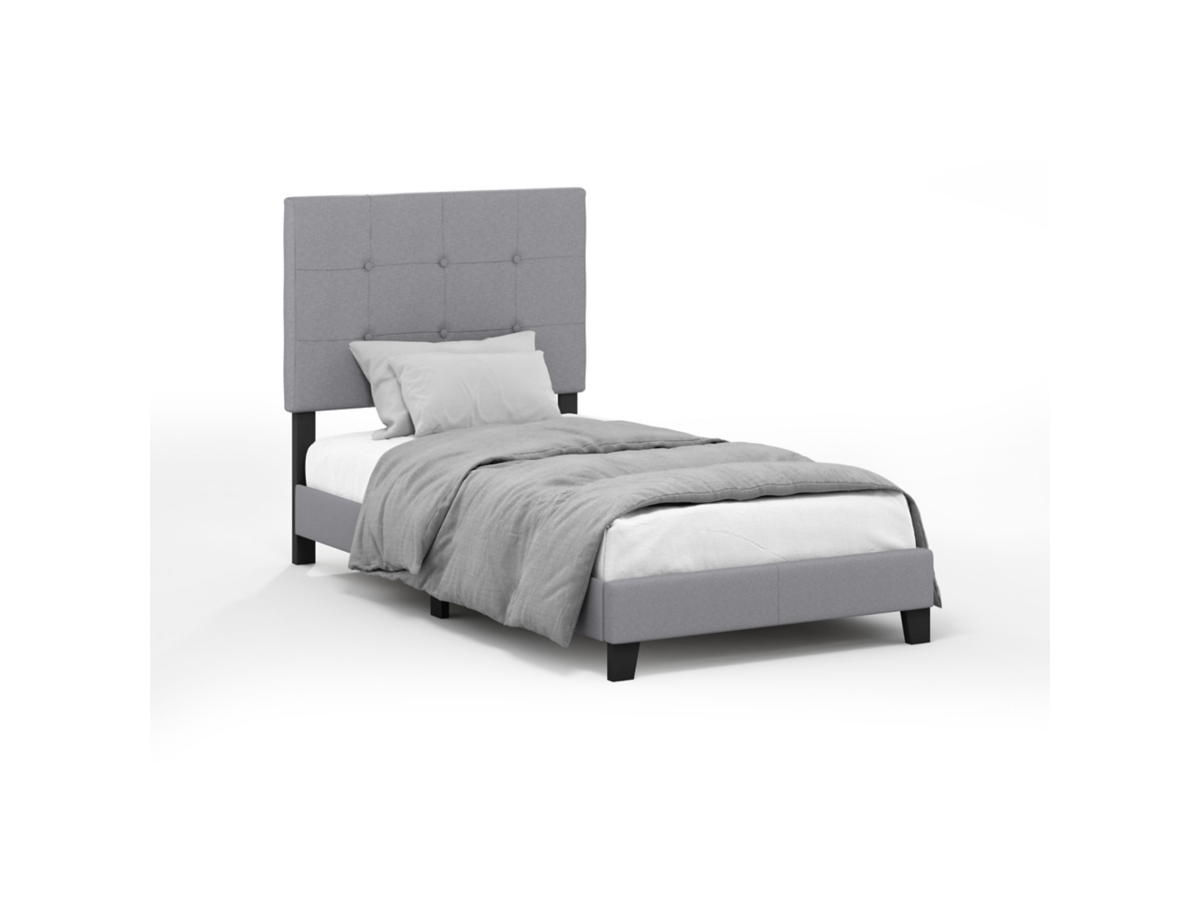Furinno Twin Laval Button Tufted Bed Frame | Ashley Furinno Twin Laval Button Tufted Bed Frame | Ashley