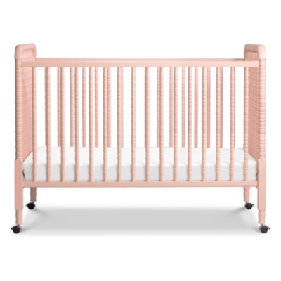 Davinci Jenny Lind Stationary Crib In Blush Pink, , large