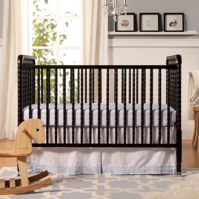 Davinci Jenny Lind Stationary Crib In Ebony, Black, rollover