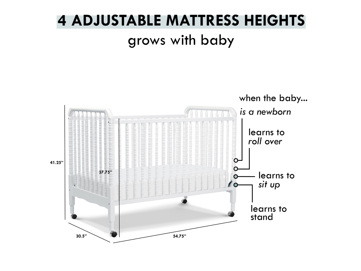 Davinci Jenny Lind Stationary Crib | Ashley