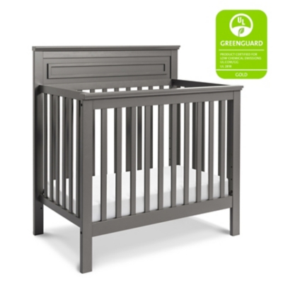 Davinci Autumn 4-in-1 Convertible Mini Crib In Slate, Gray, large