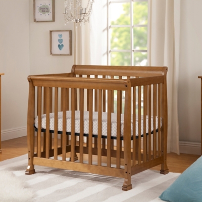 davinci kalani mini crib grey