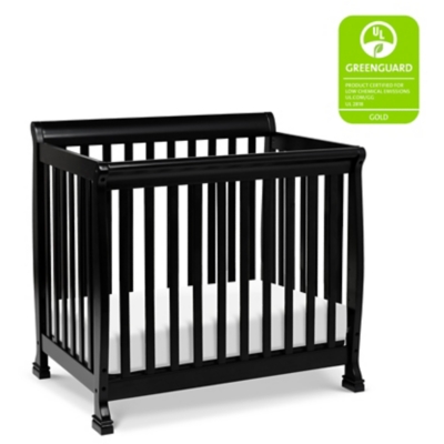 Davinci Kalani 4-in-1 Convertible Mini Crib, Black