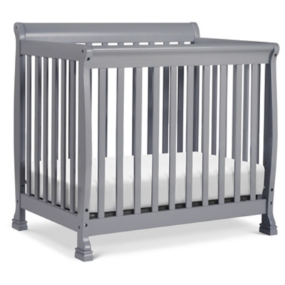 Davinci Kalani 4-in-1 Convertible Mini Crib, Gray, large