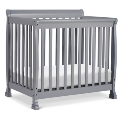 Davinci Kalani 4-in-1 Convertible Mini Crib In  Chestnut, Gray, large