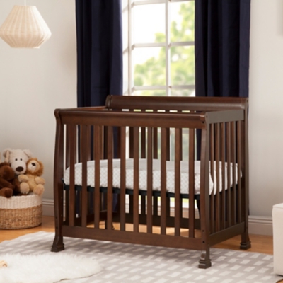 B600001785 Davinci Kalani 4-in-1 Convertible Mini Crib, Dark  sku B600001785