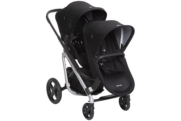 When the time is right, the Maxi-Cosi Lila Modular Stroller easily switches from a single to duo stroller by adding either a Mico infant car seat or second seat. The included stroller adapters with the Duo Seat Kit allow for various riding configurations, accommodating both baby and toddler in a single stroller. It’s an essential addition for your growing family. Add a second seat and travel together in style on every journey.Integrated duo seat adapters make attaching the front seat quick and easy | Handy zipper on seat back lets your little one relax while strolling | Rear seat adapters included to accommodate an infant car seat or parent-facing stroller seat | Easily swap out the included bumper bar with the child snack tray from the Lila Modular Stroller for added convenience