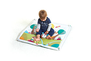 The Into the Forest Gymini Deluxe is the activity gym that gives you multiple ways to encourage your baby’s development. The Gymini baby gym features adjustable arches that can be easily arranged in a variety of ways to enhance your baby’s developmental environment. The open arches mode creates the ultimate tummy time space, allowing easy parental access for better bonding time. An electronic bird toy with lights and music feedback captivates and amuses your baby both when attached to the activity mat and when used as a take-along toy. This Gymini Deluxe engages baby’s senses and refines motor skills with a variety of detachable, entertaining developmental toys that promote baby’s growth and stimulate baby’s senses. The toys are detachable, making it easy to bring a favorite along when on the go. The soft play mat pad can easily be used as a changing pad and is machine washable for an easy clean.Adjustable arches create a multi-mode activity mat | Features 30 songs and 18 activities | Take-Along bird toy with lights and music allow for on-the-go fun! | Play mat is ideal for tummy time