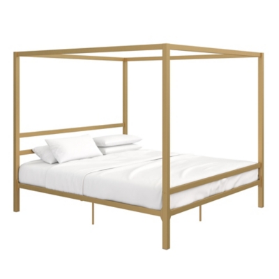 Cara Metal Canopy Bed King Ashley Furniture Homestore