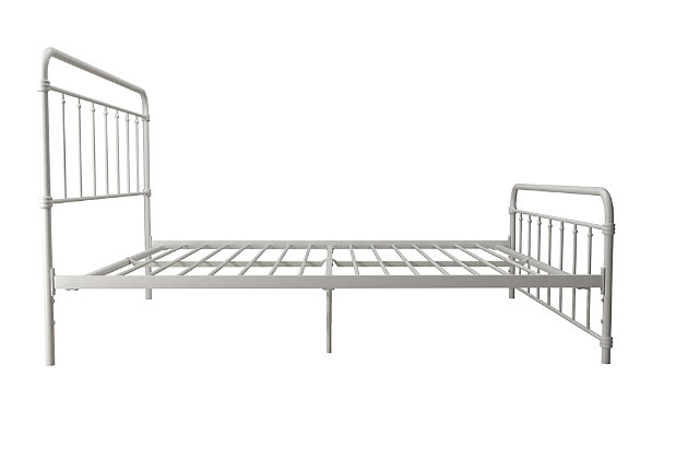Wyn Queen Metal Bed Ashley Furniture, Metal Bed Frame Queen Instructions