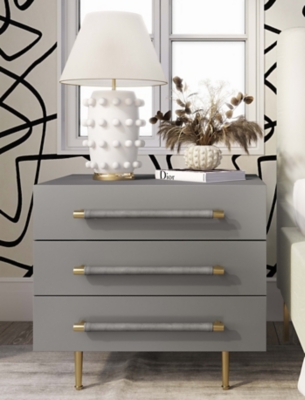 Trident Gray Nightstand