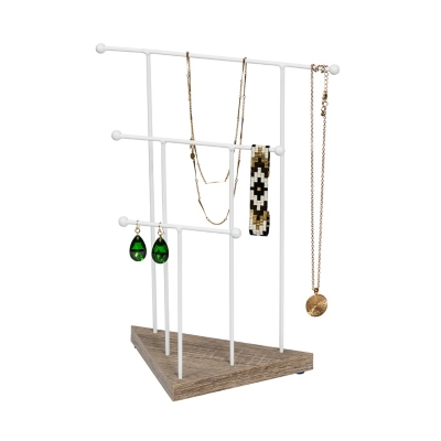 Honey Can Do 13-Inch 3-Tier Jewelry Stand, , large