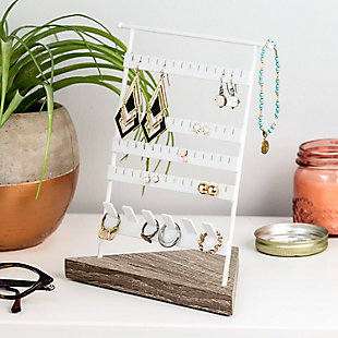 Honey Can Do 8-Inch Jewelry Stand For Earrings and Rings, , rollover