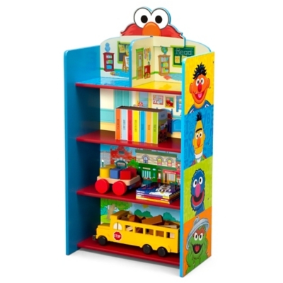 Sesame street wood kids storage table and discount chairs set by delta children