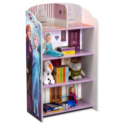 Delta Children Frozen Ii Wooden Playhouse 4-shelf Bookcase For Kids, , large