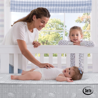 Serta Perfect Balance 4-inch Mini Crib Mattress, , rollover