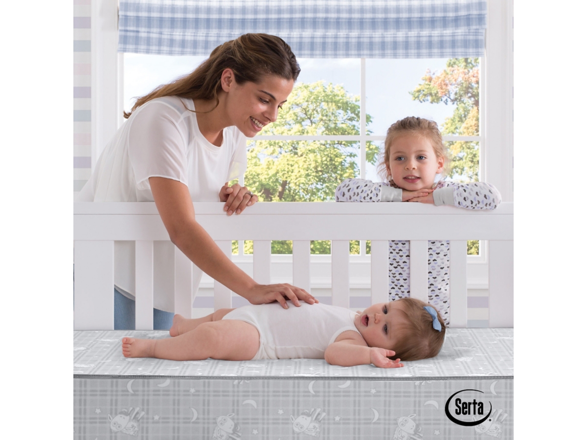 Serta Perfect Balance 4-inch Mini Crib Mattress Ashley