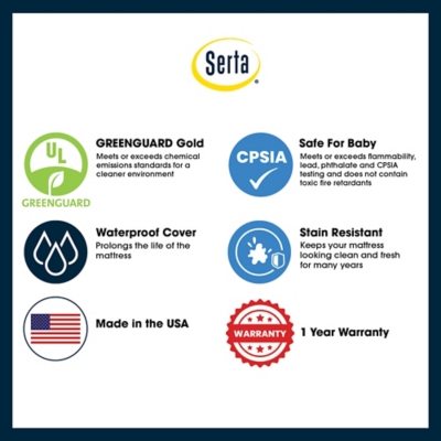 serta mini crib mattress