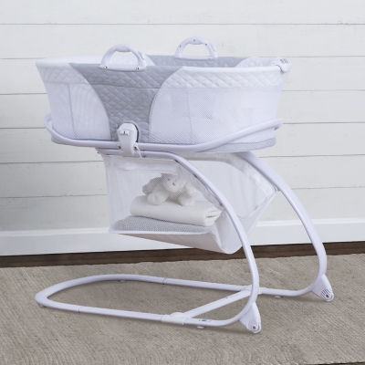 large moses basket for twins