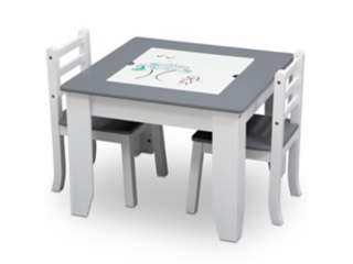 Delta Children Chelsea 3-Piece Table and Chairs Set with Storage