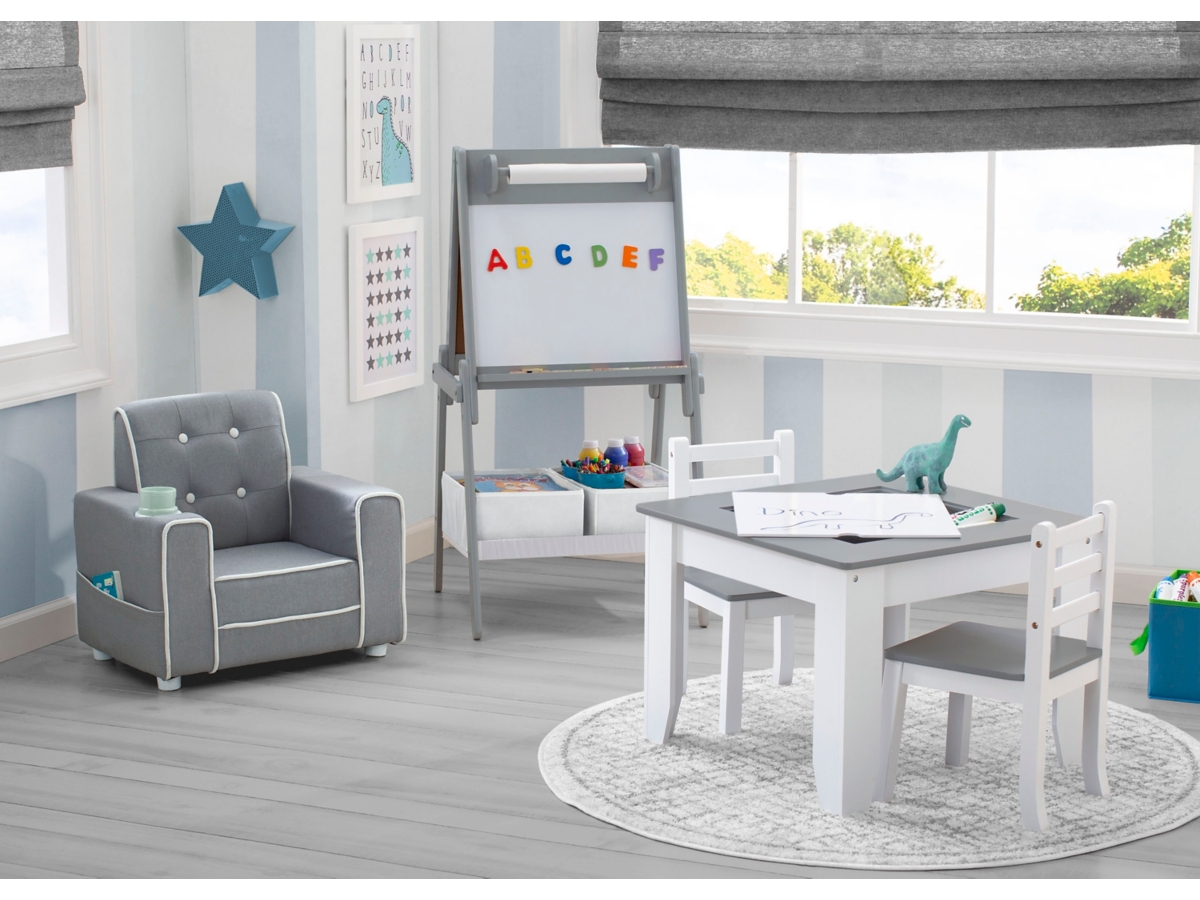 Delta Children Chelsea Wood Table And Chair Set, , large