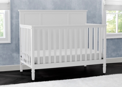 delta convertible crib white