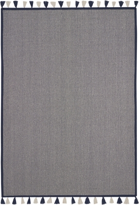 Nourison Kids Otto Dark Blue 5'x8' Flat Weave Area Rug, Navy, large